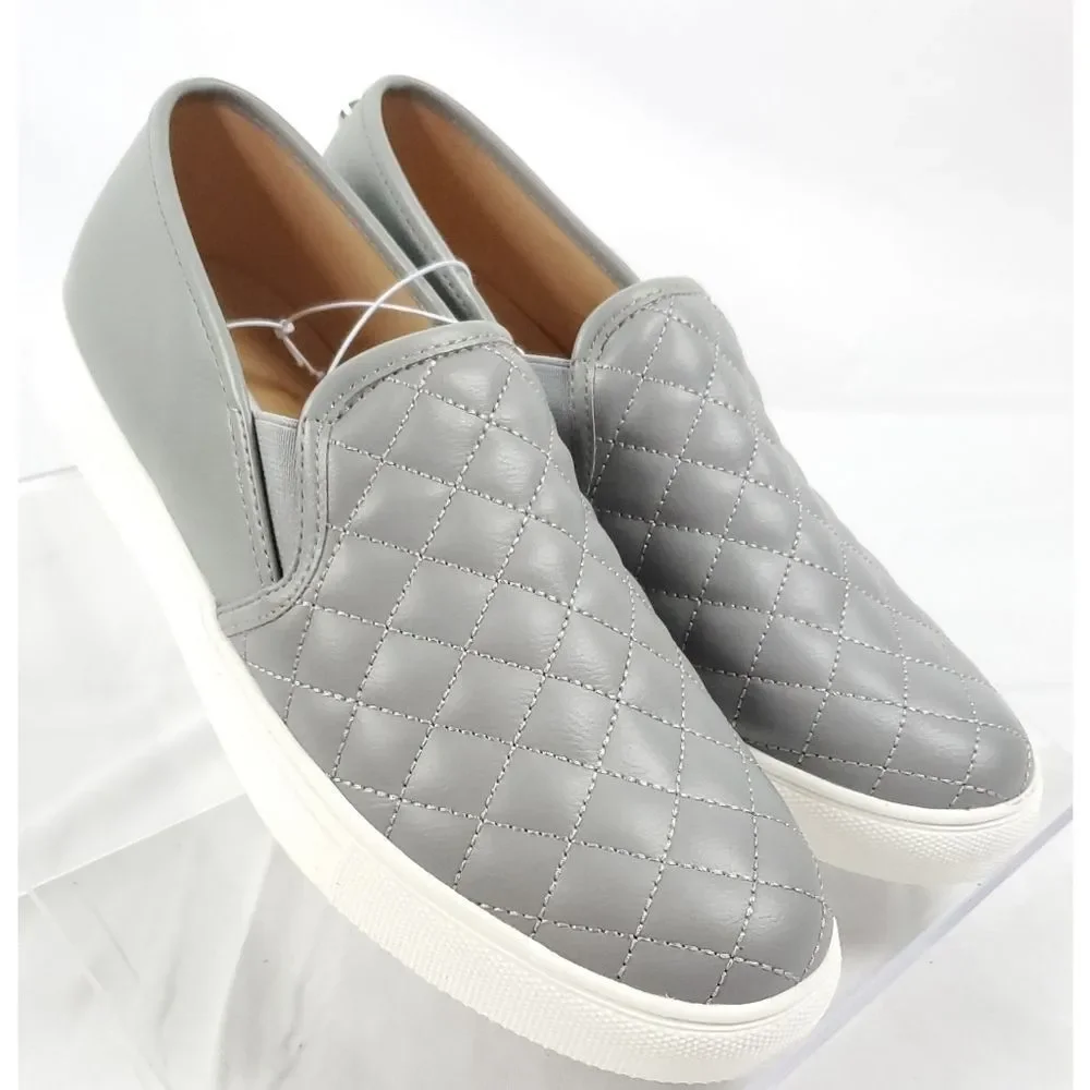 Steve Madden Lt Grey Slip On Sneakers - Picture 1 of 10